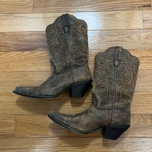 Durango brown boots size 8